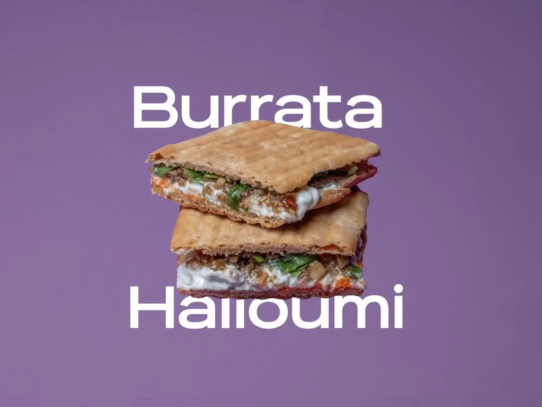 ساندوتش حلوم وبوراتا