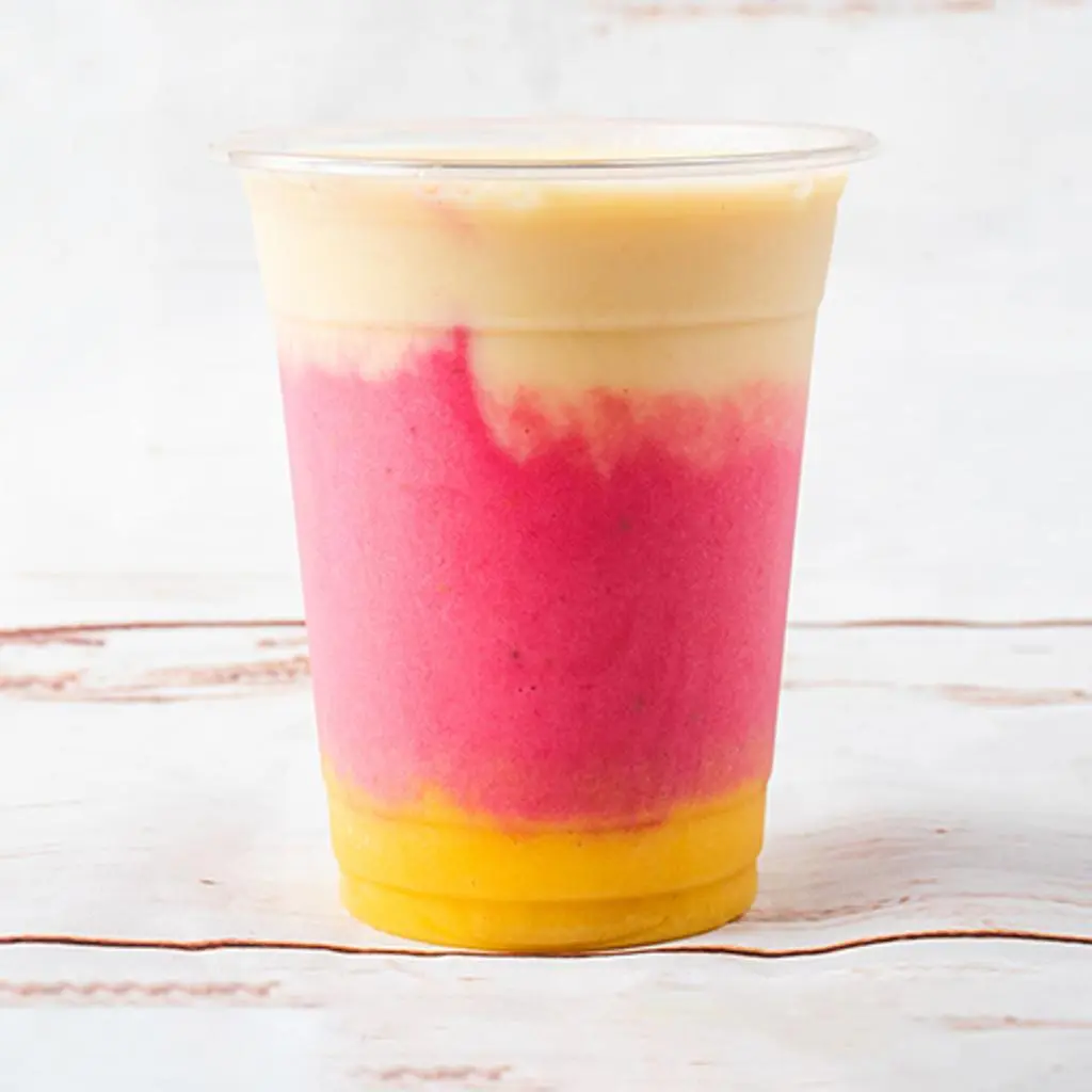 Cocktail with Ice Cream Juice