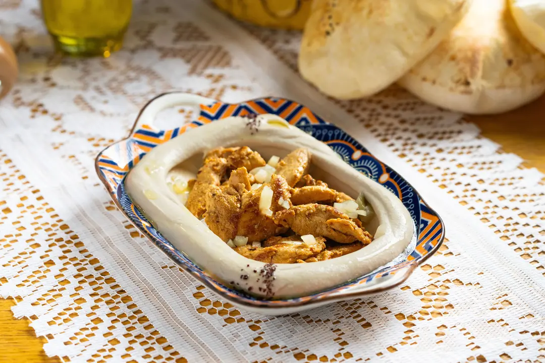 Shawarma with Hummus