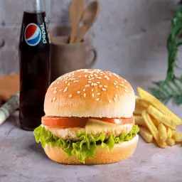 وجبة برجر دجاج