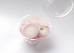بصل احمر مقطع شرائح