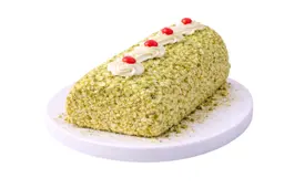 قالب سويسرول الفستق