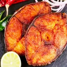 Fried Narrow-Barred Spanish Mackerel
