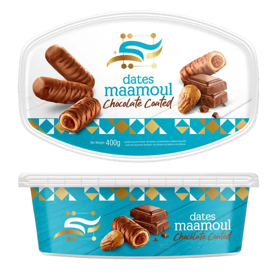 Coated Chocolate Dates Maamoul