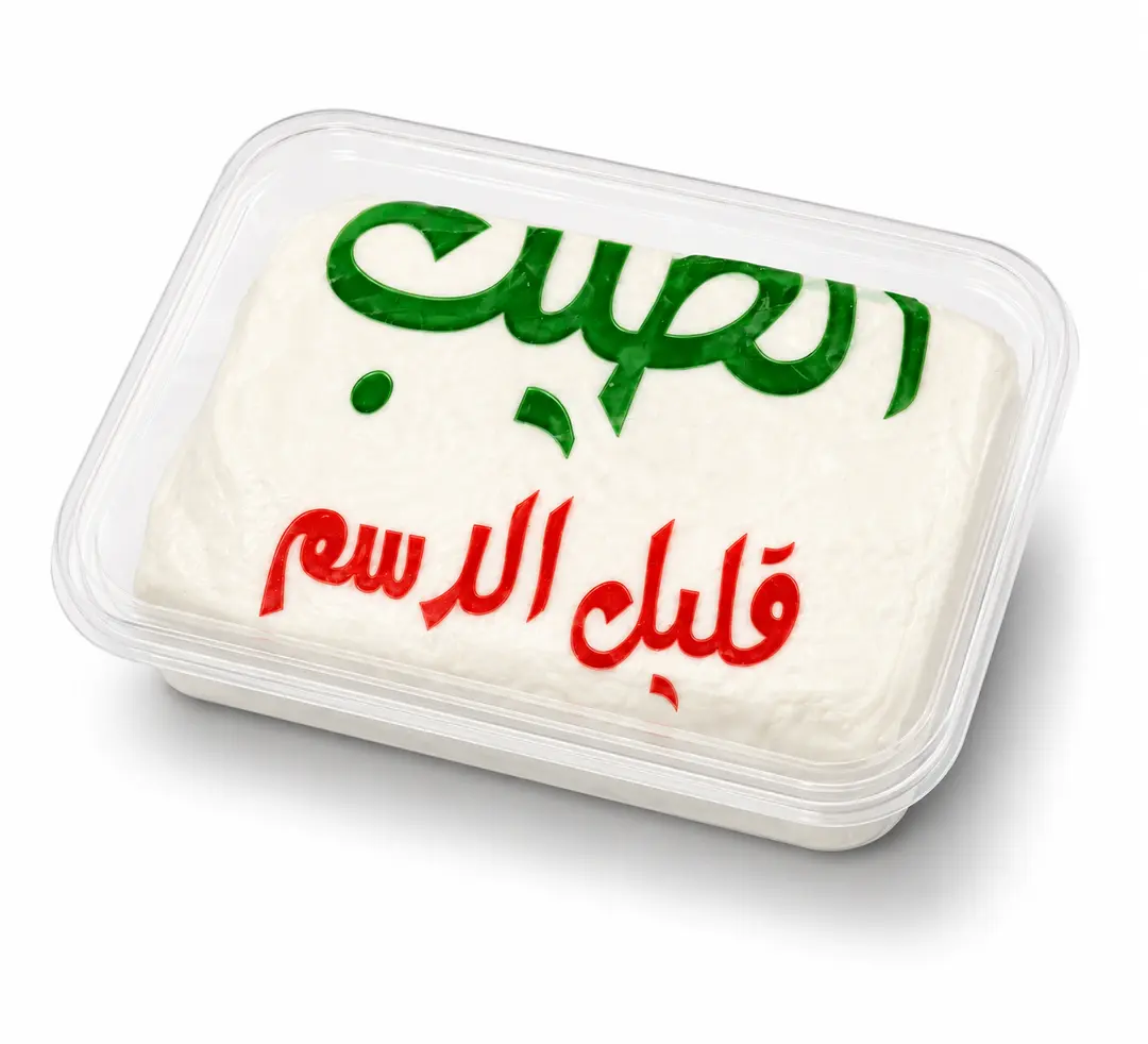 One piece of low-fat cheese