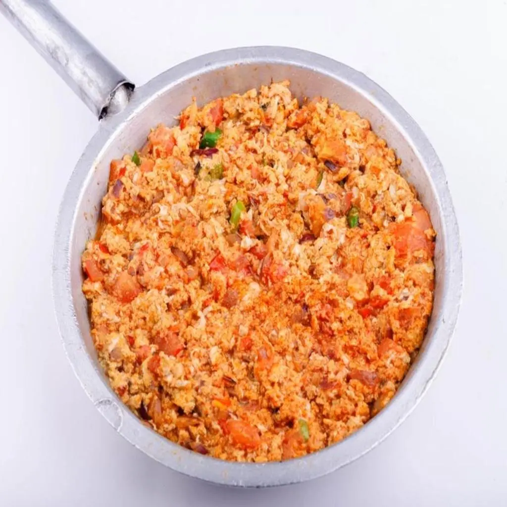 طبق شكشوكة