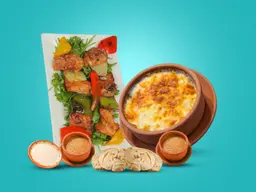 Shish Tawook + Bechamel + 2 Orzo Soup + 1 Tahini
