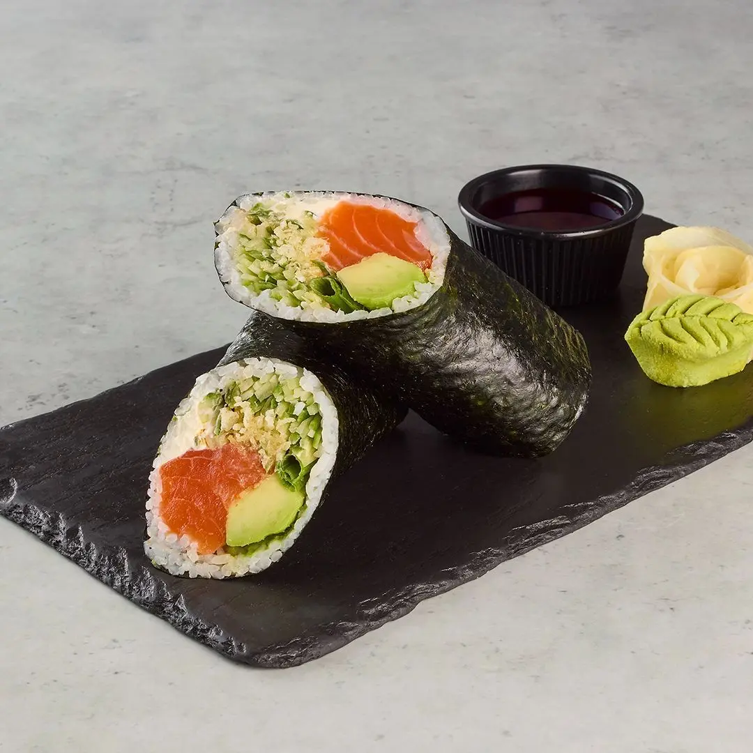 Salmon Sushi Burrito
