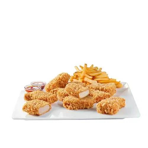 10 Pcs Nuggets With Fries