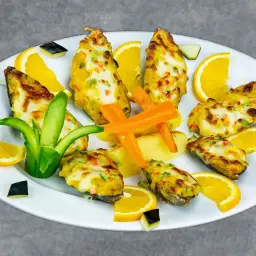 طبق بلح البحر محشي