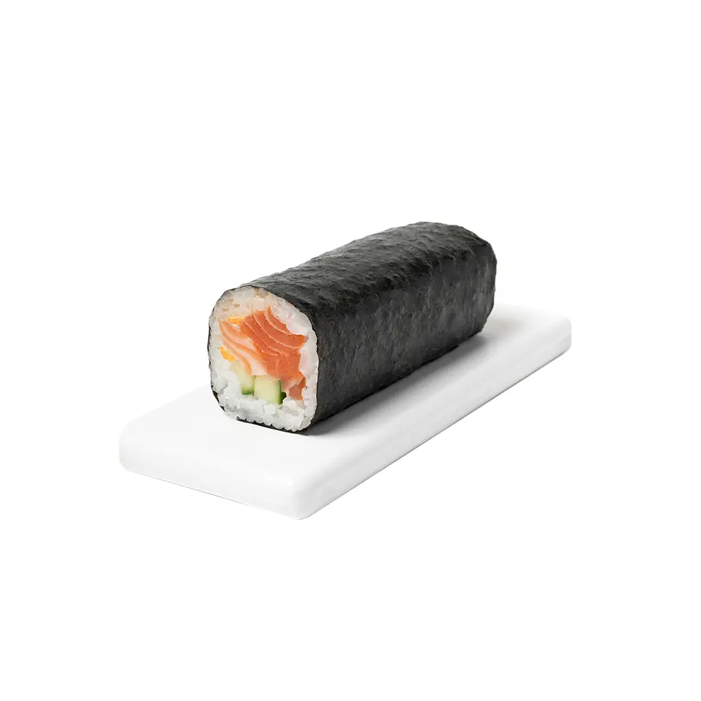 Spicy Salmon and Cucumber Roll