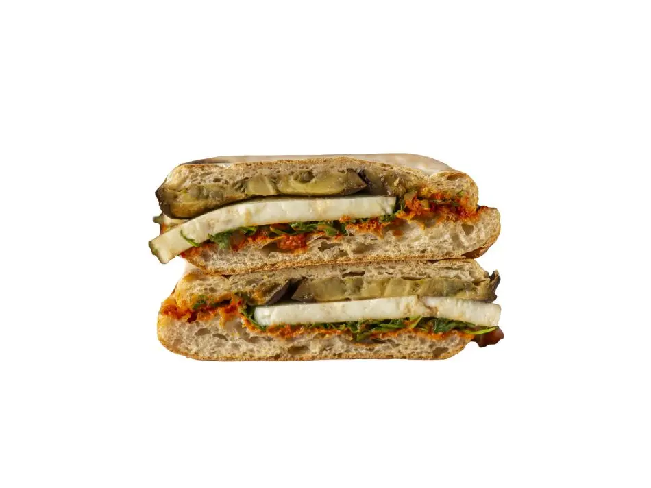 Nutty Halloumi Sandwhich