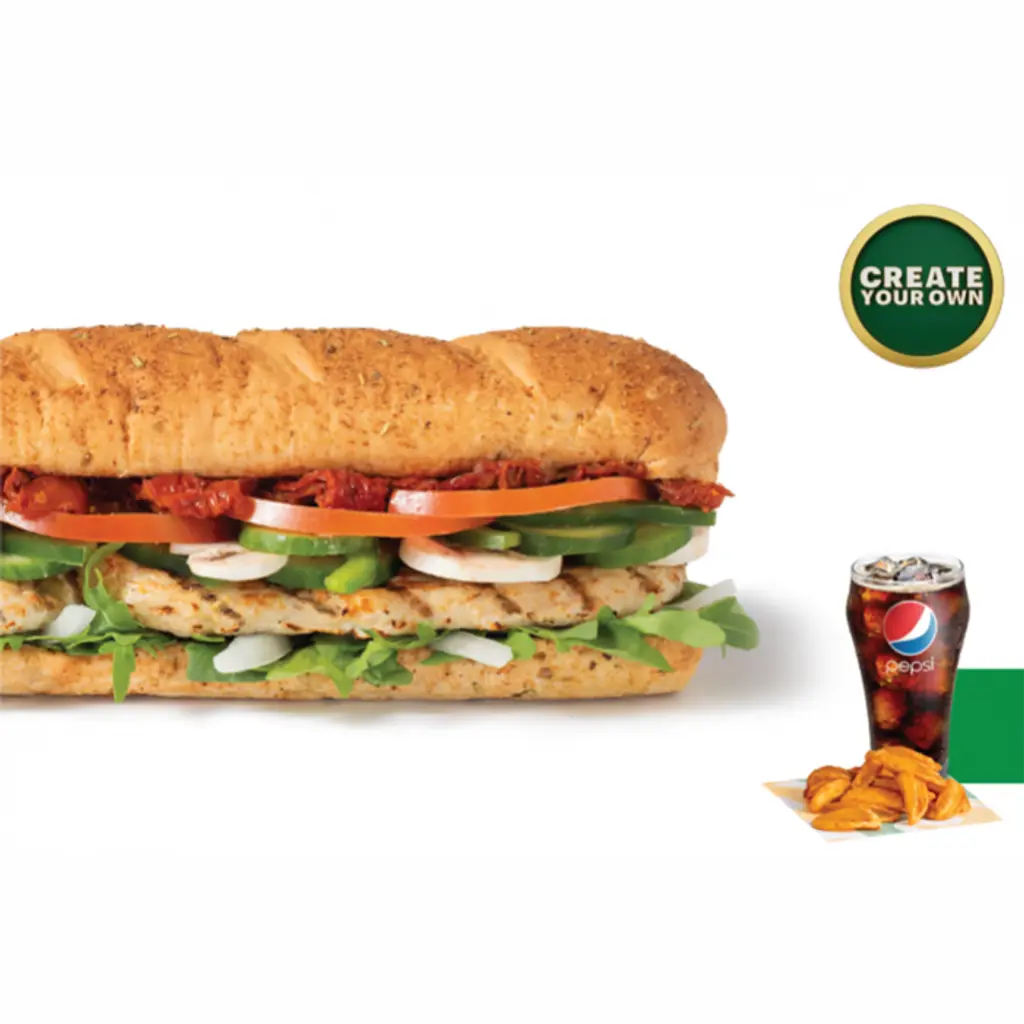 Grilled Chicken Breast Meal 12 Inch