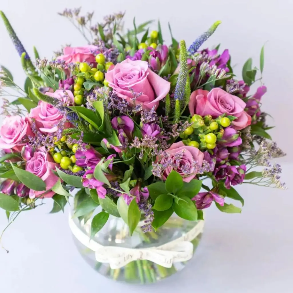 Violet Flower Vase