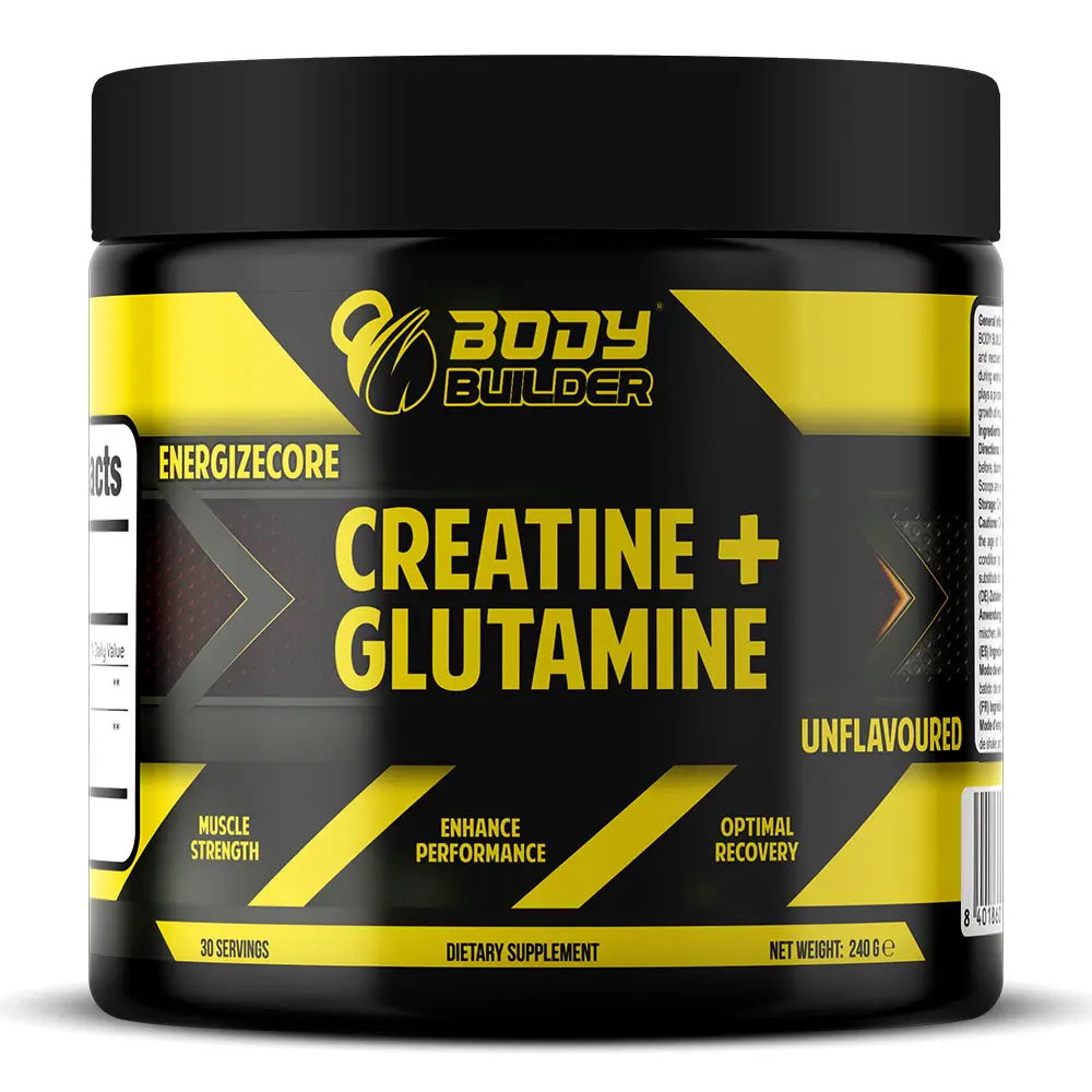 Body Builder Energizecore Creatine + Glutamine Unflavored 30