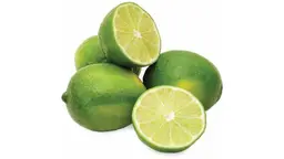 طبق ليمون اخضر