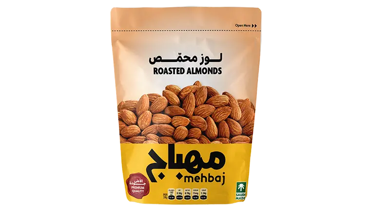 Al Mehbaj Roasted Almonds Bag