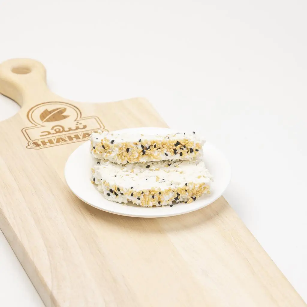 Soft Cheese with Sesame and Nigella Seeds