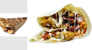 كريب سوسيس + كريب نوتيلا