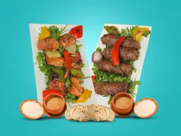 Shish Tawook + Lamb Kebab + 2 Tongue Soup + 1 Tahini