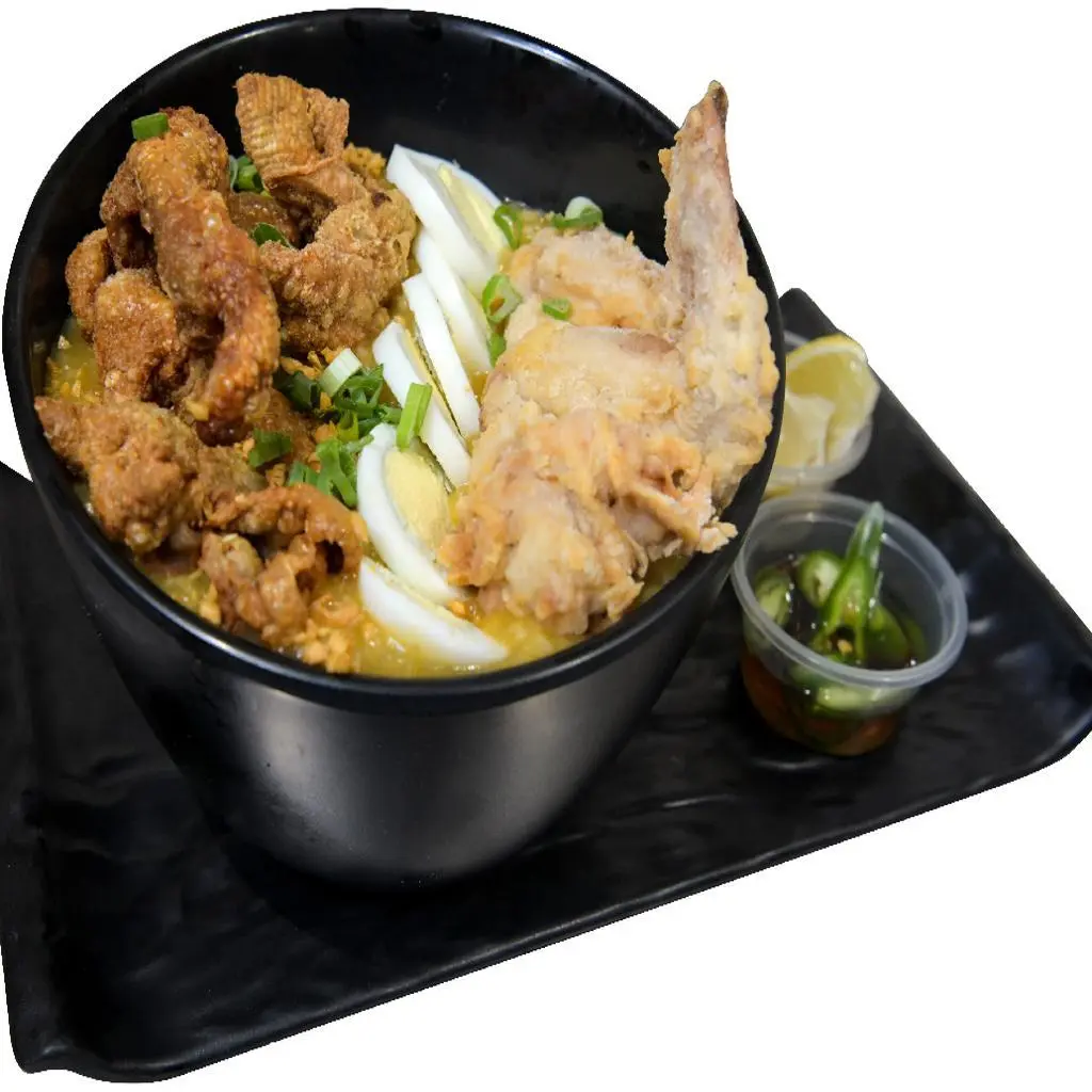 Gotong Plain with Egss Wings Chicharon