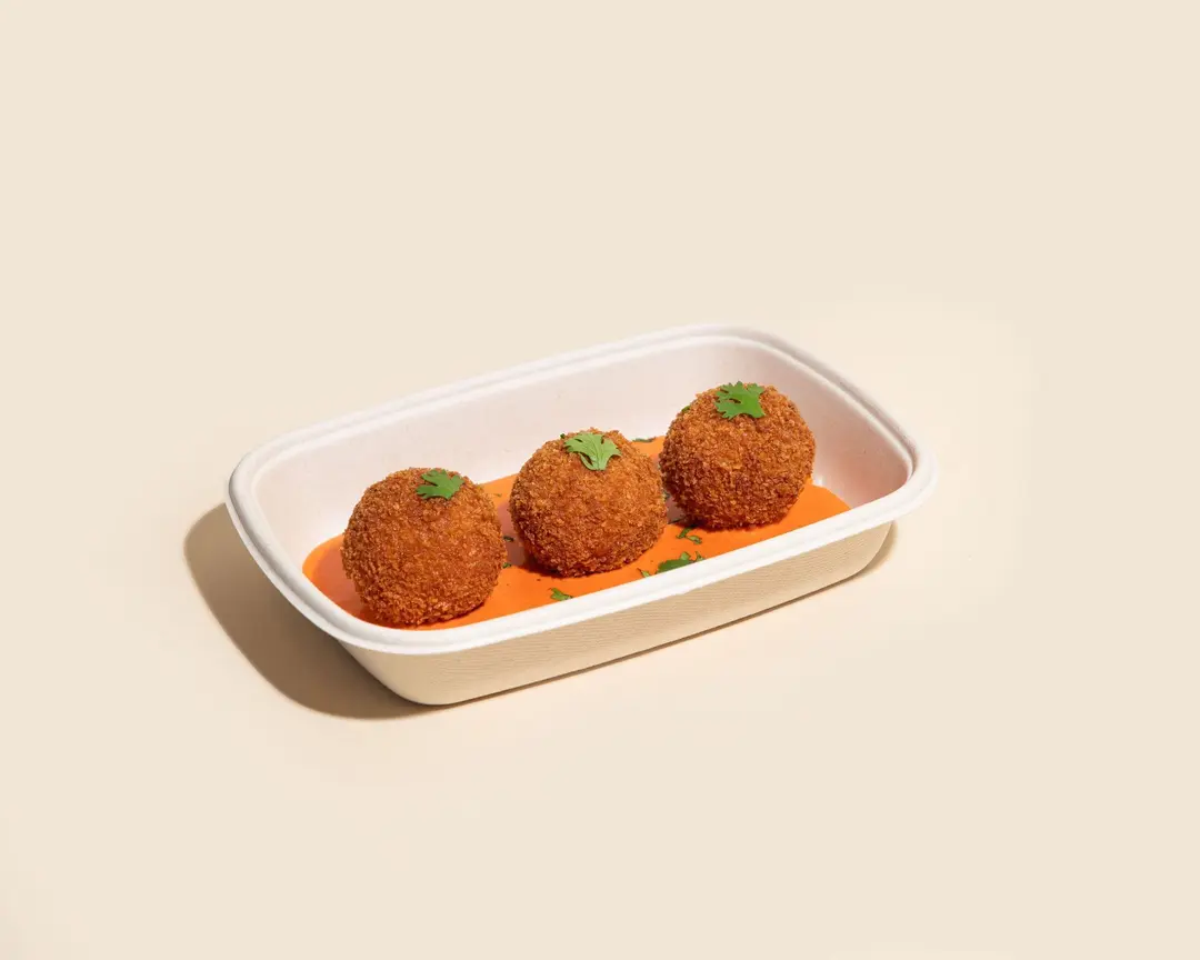 Cheeseball dish