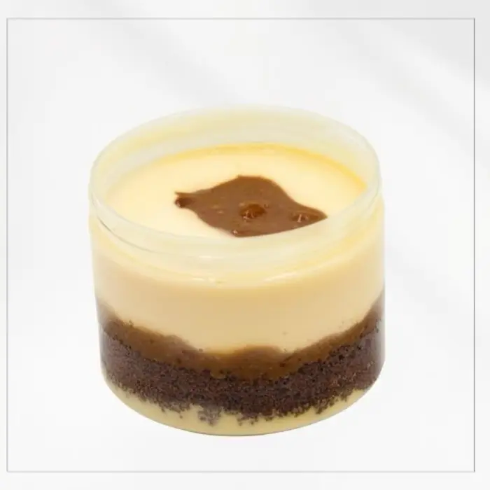 Snickers Cheesecake in a Jar