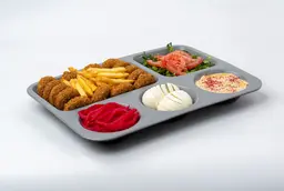صحن فلافل مشكل