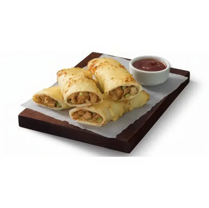 BBQ Chicken Spin Rolls