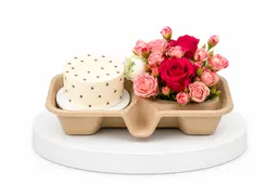 Roses with cake