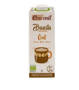 Ecomil Barista Oat Drink No Added Sugar Bio 1L