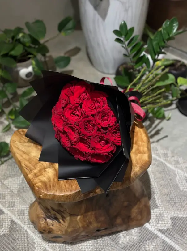 بوكية ورد احمر A