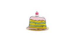 Comic Cake Triangle Red Velvet