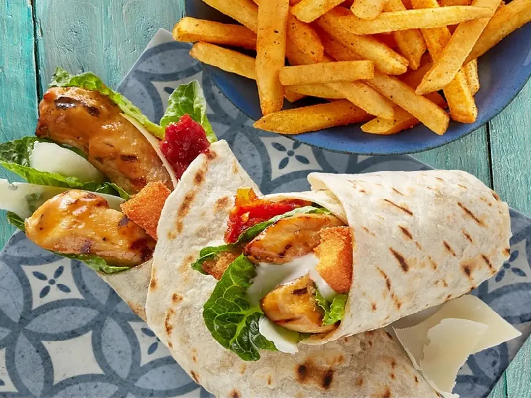 Chicken Caesar Wrap With 1 Regular Side