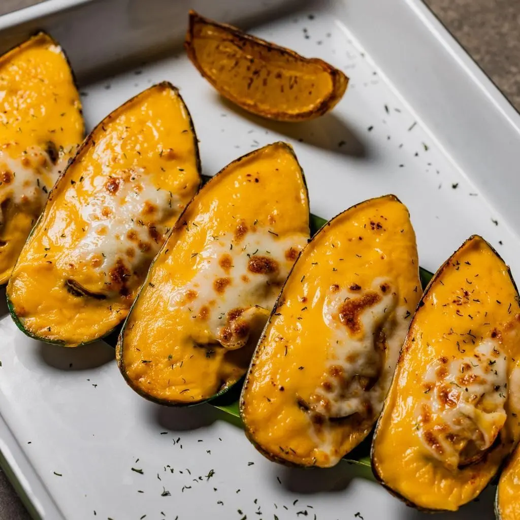 Cheesy Mussels