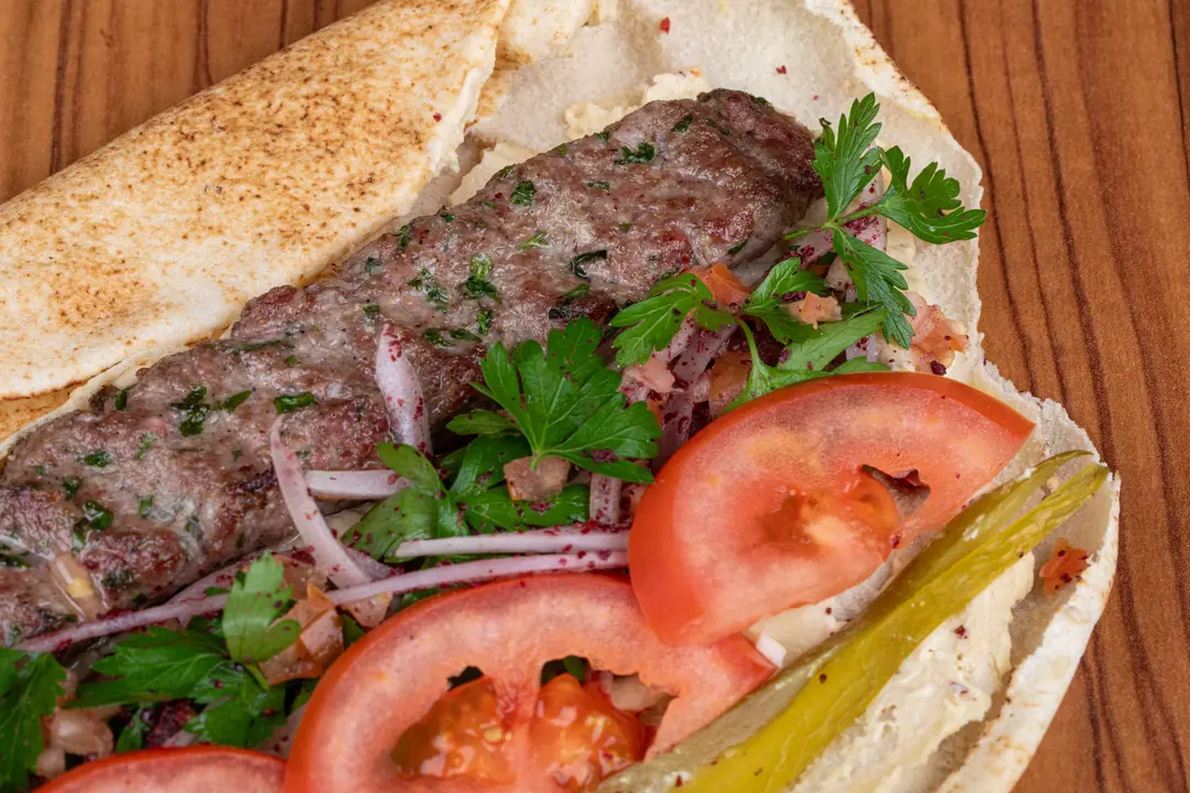 Lebanese Kafta Sandwich