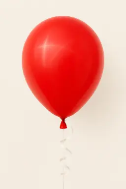 بالون أحمر