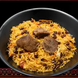 كبسة الرز كابلي لحم بقري