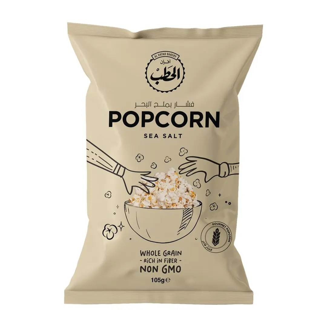ALHATAB POPCORN SEASALT 105G - 20% Off