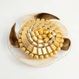 W07 Wavy Glass Plate