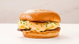 Cheesy Egg Bun Overload