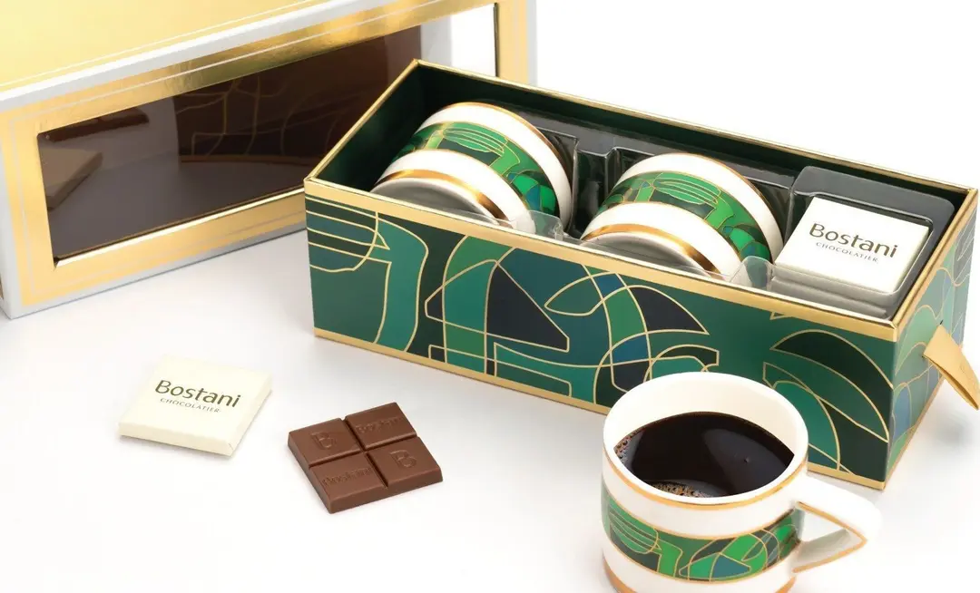 Green Small Mugs - 4 PCS