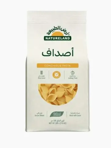 معكرونة أصداف عضوي