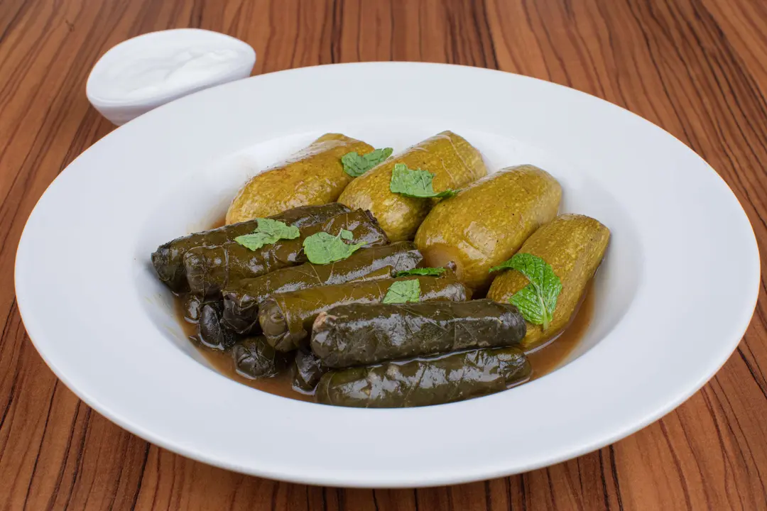 Vine Leaves With Marrows