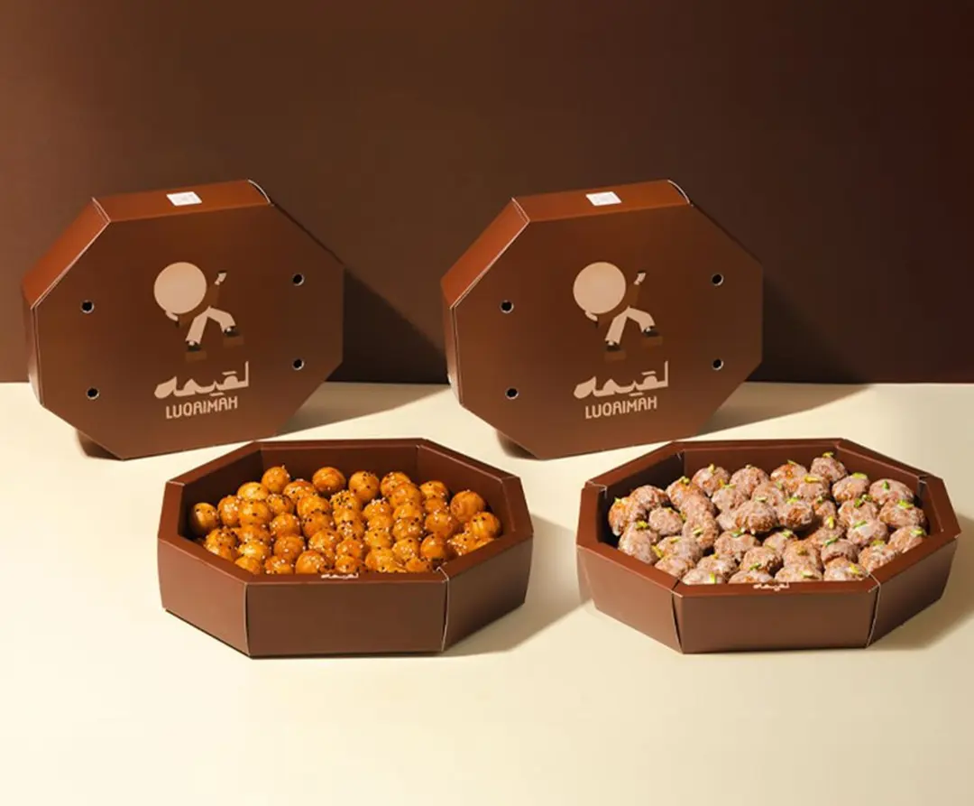 Vermicelli balls offer with a box of your choice of dumplings