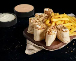 Chicken Shawarma Plate (6 Pcs)