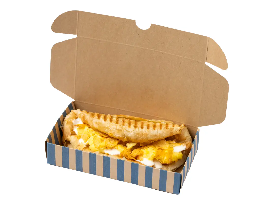 Pie Scrambled eggs with mix  cheese