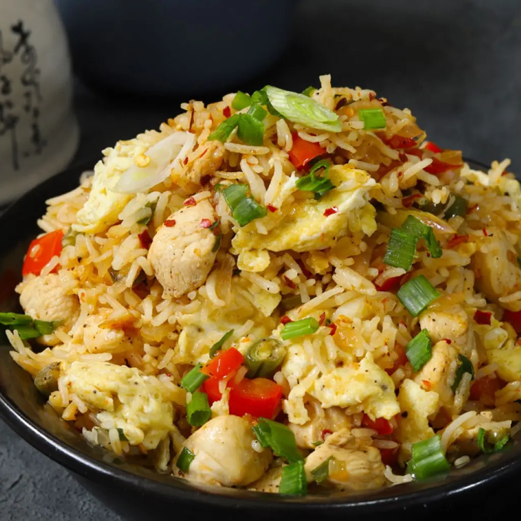 Fried Chicken with Rice