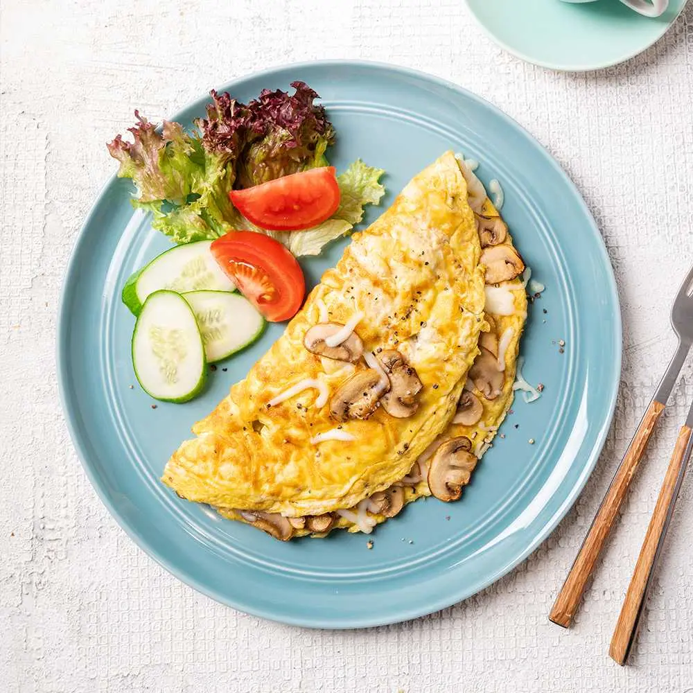 Cheese & Mushroom Omelette