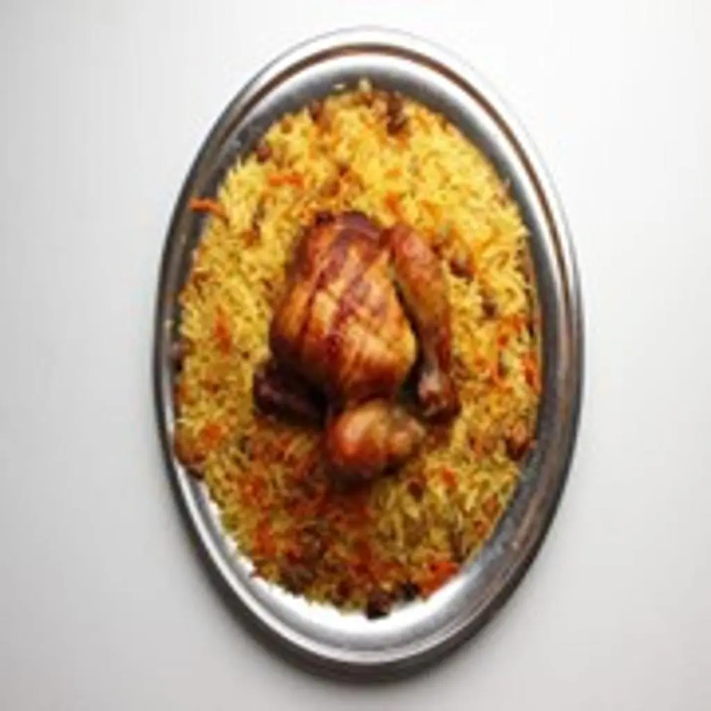 دجاج شواية مع أرز برياني